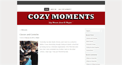 Desktop Screenshot of cozymoments.net